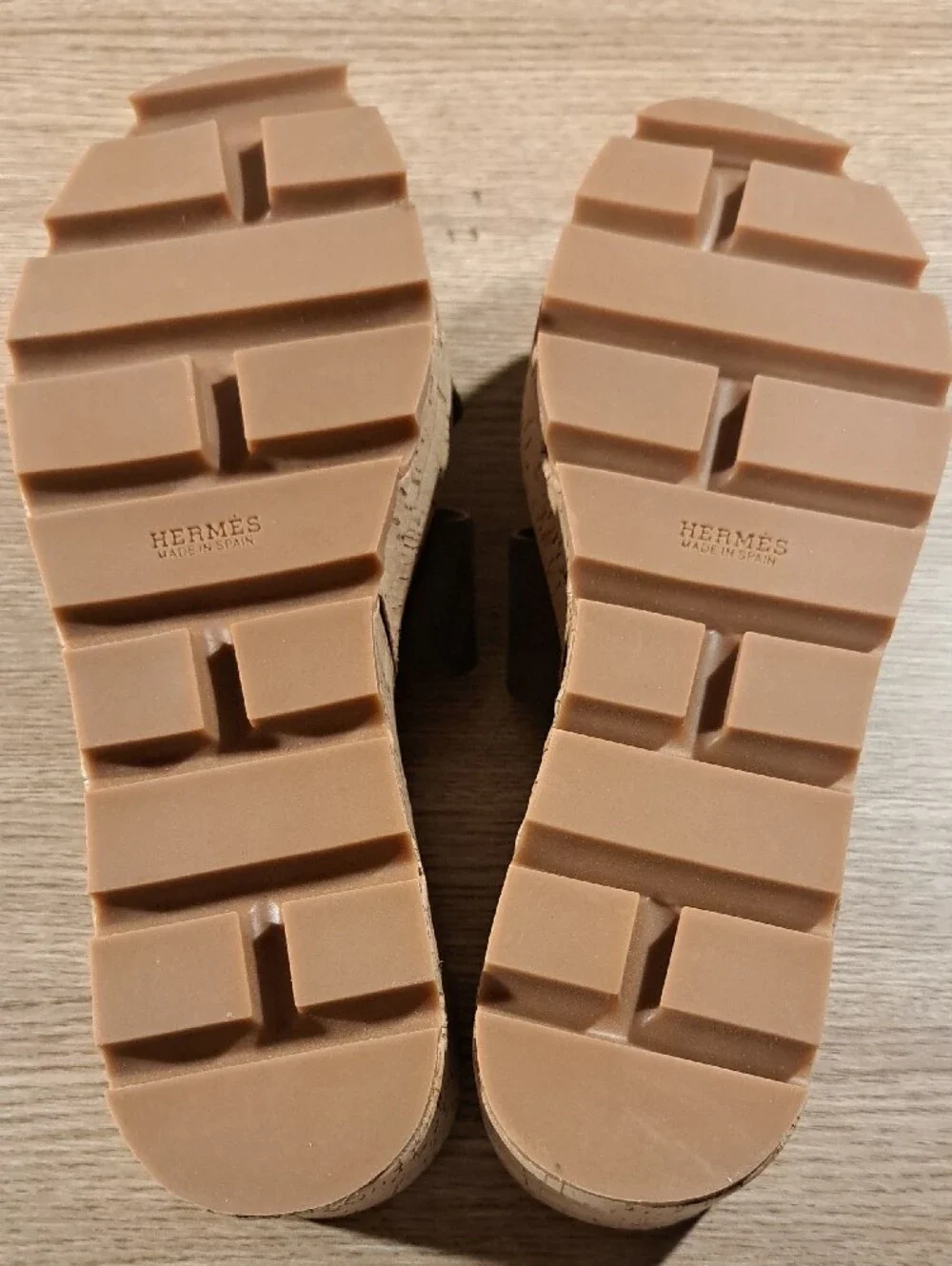 Unbranded Olive Suede Cork EZE 30 Style Platform Slides 8